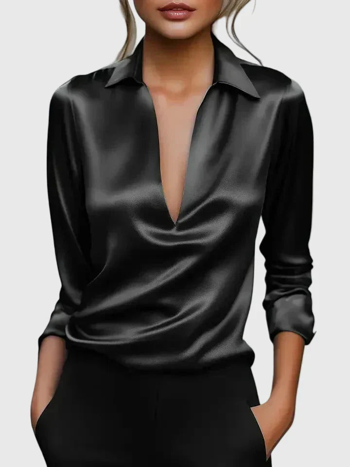 Calvina | Blusa Sofisticada